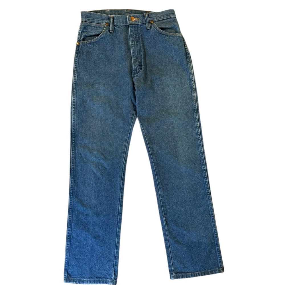 Wrangler Women's Denim Blue Jeans 9/30 Straight Classic Jeans waist 29